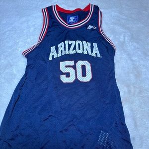 Vintage Univeristy of Arizona Basketball Jersey